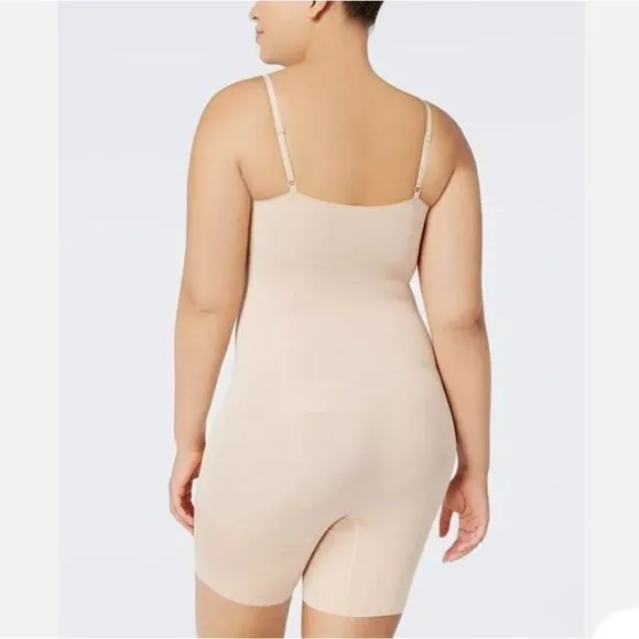 Spanx Slim Cognito Midthigh Shape Suit 1X Nude