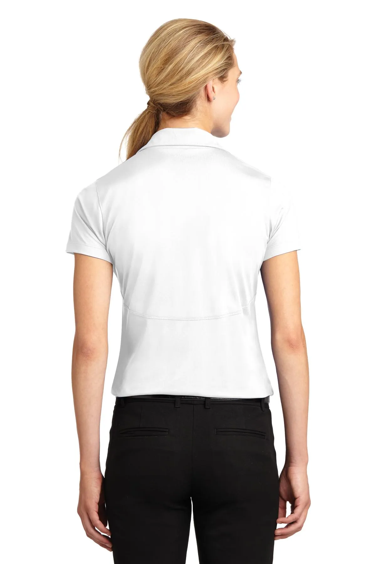 Sport-Tek Women's Micropique Sport-Wick Polo. LST650 White
