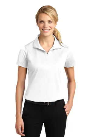 Sport-Tek Women's Micropique Sport-Wick Polo. LST650 White