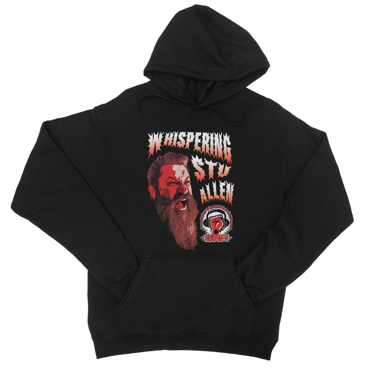 Stiff Right Hand Whispering Stu Allen College Hoodie