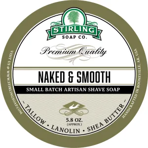 Stirling Soap SHAVE SOAP Unscented Naked & Smooth