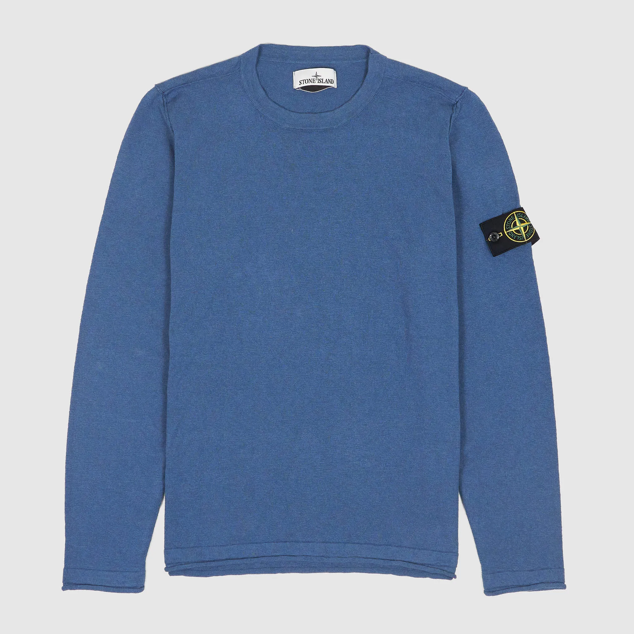 Stone Island Crew Neck Knitted Sweatshirt Pullover