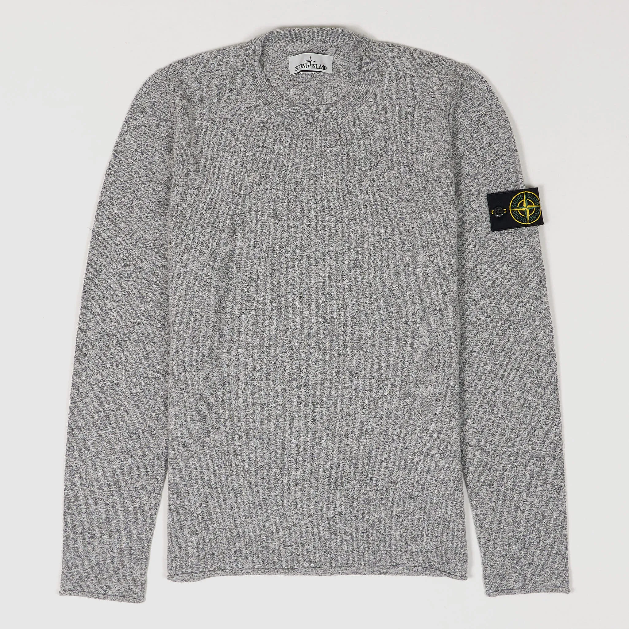 Stone Island Crew Neck Knitted Sweatshirt Pullover