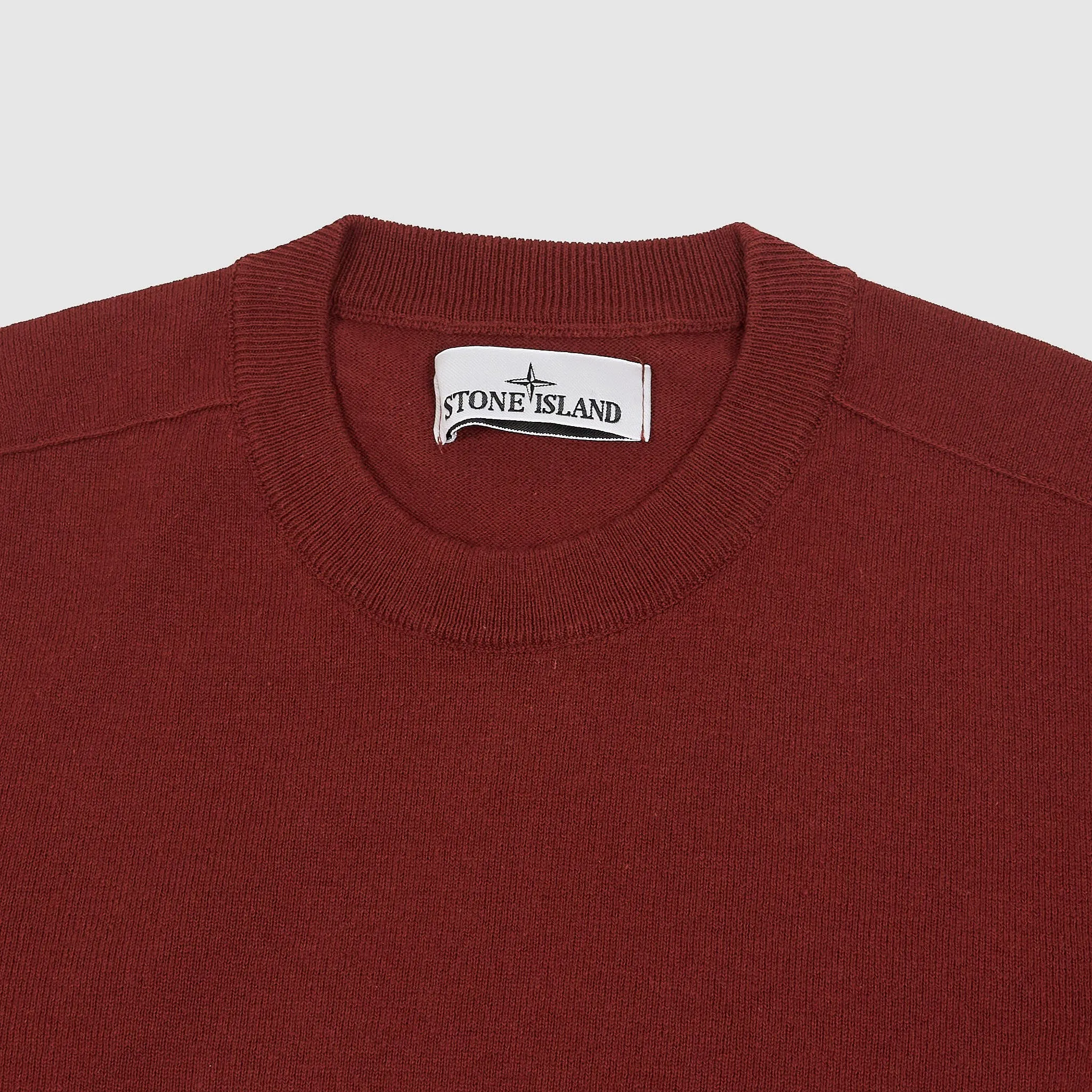Stone Island Crew Neck Knitted Sweatshirt Pullover