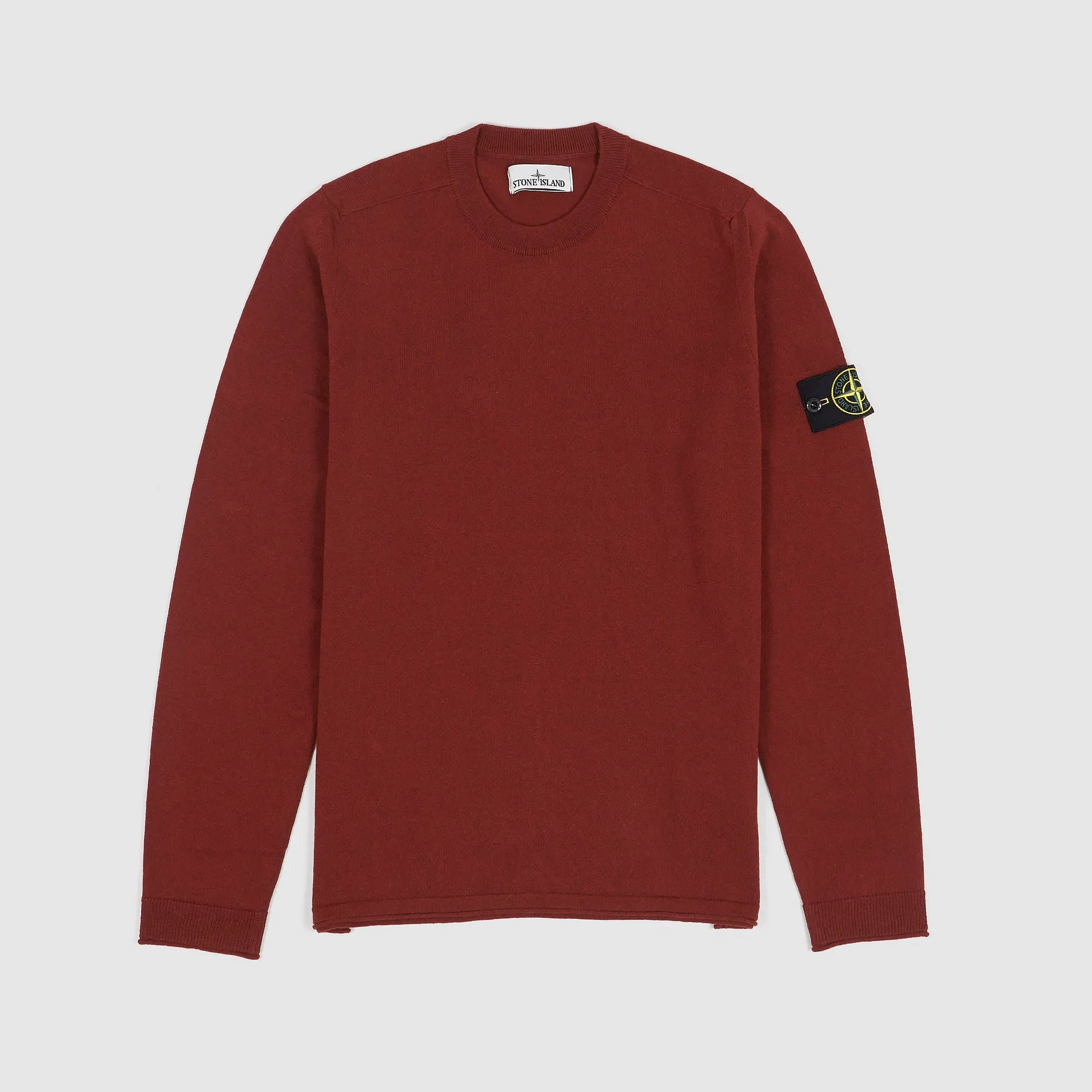 Stone Island Crew Neck Knitted Sweatshirt Pullover