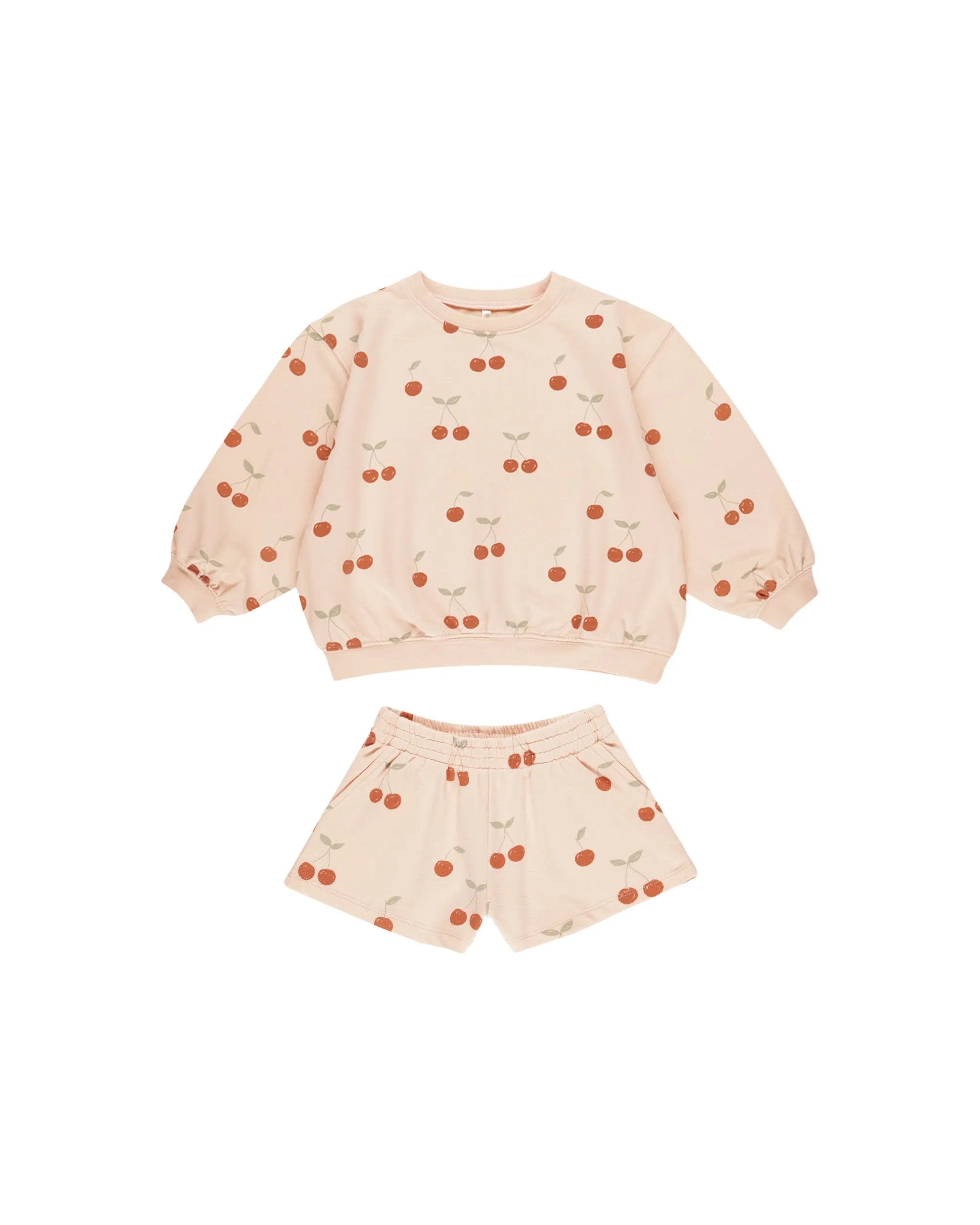 Summer terry set || Cherries
