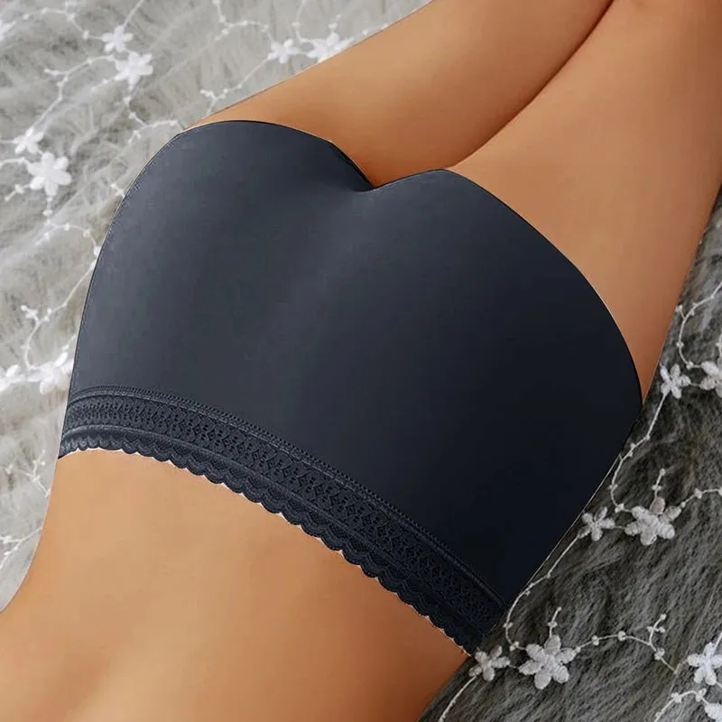 Summer Women's Seamless Ice Silk Underwear: Anti-glare Panties, Boxer Shorts & Briefs