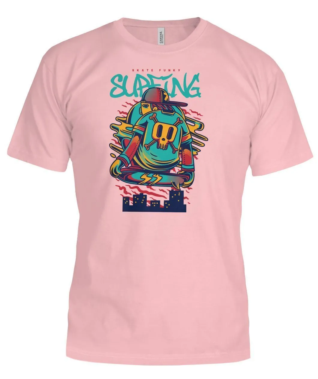 Surfing Bella Canvas Tee