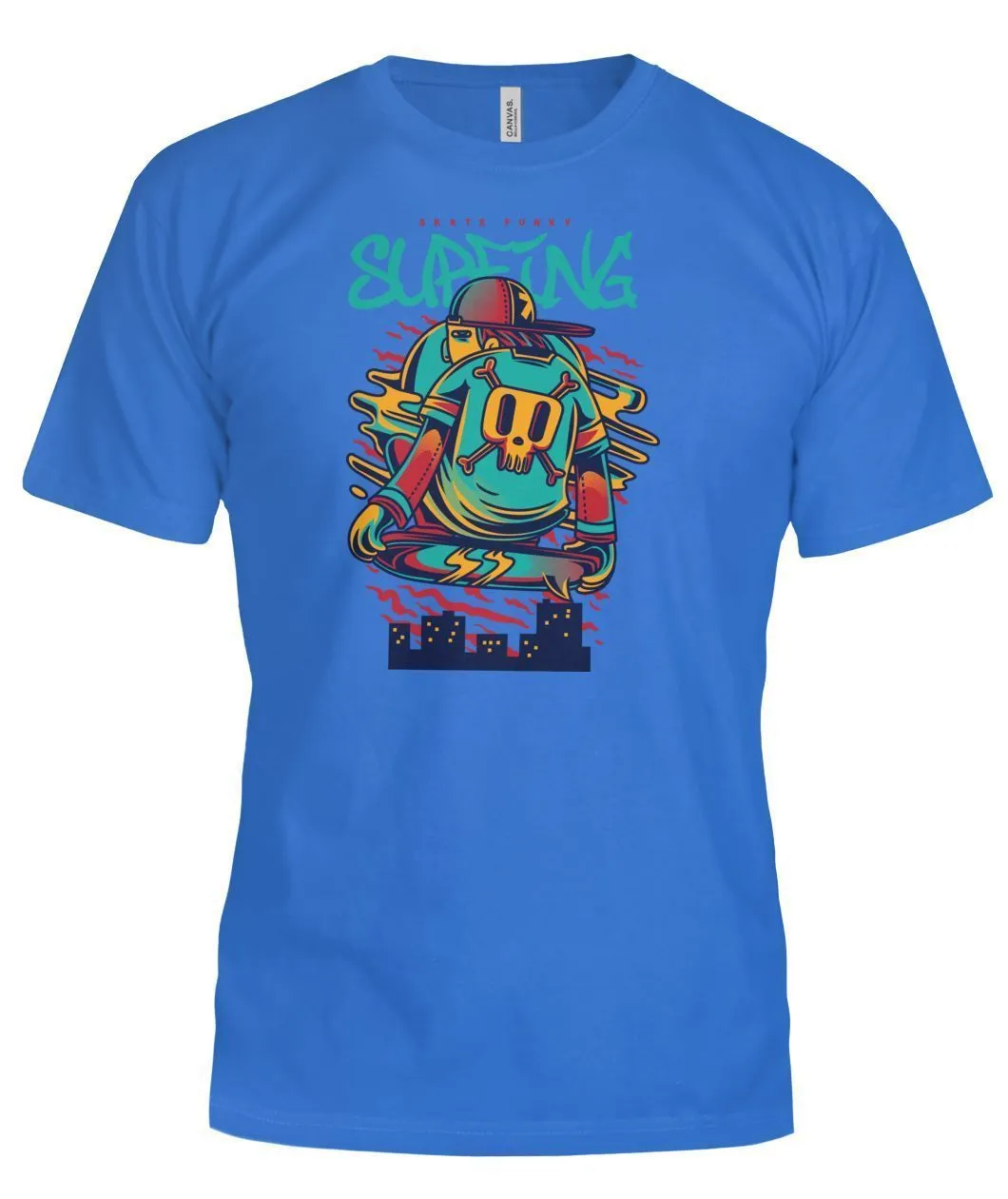 Surfing Bella Canvas Tee