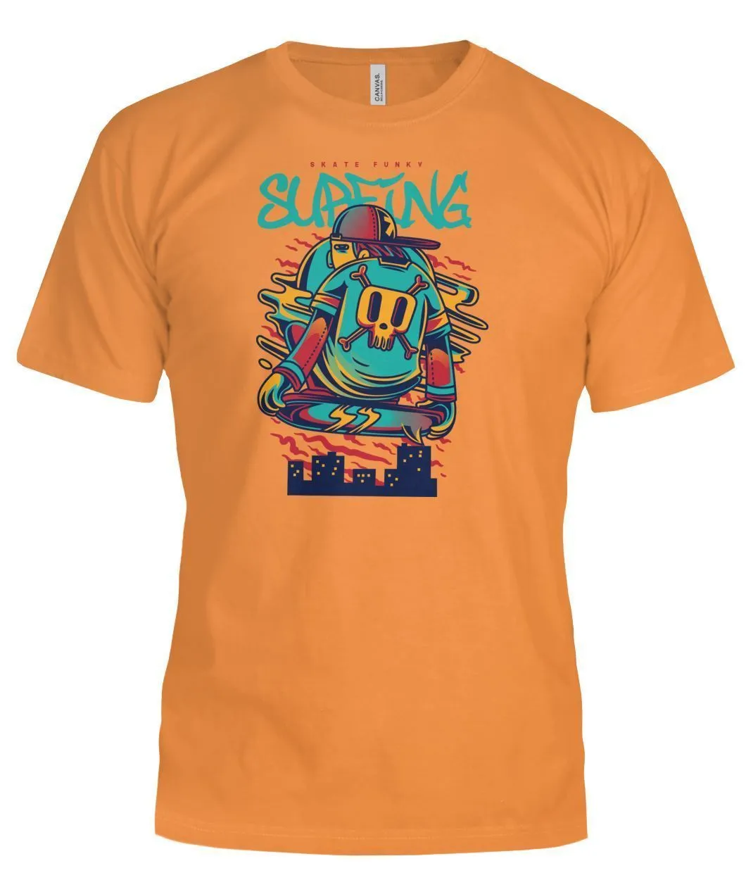 Surfing Bella Canvas Tee
