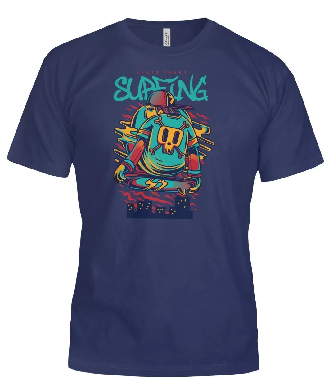 Surfing Bella Canvas Tee