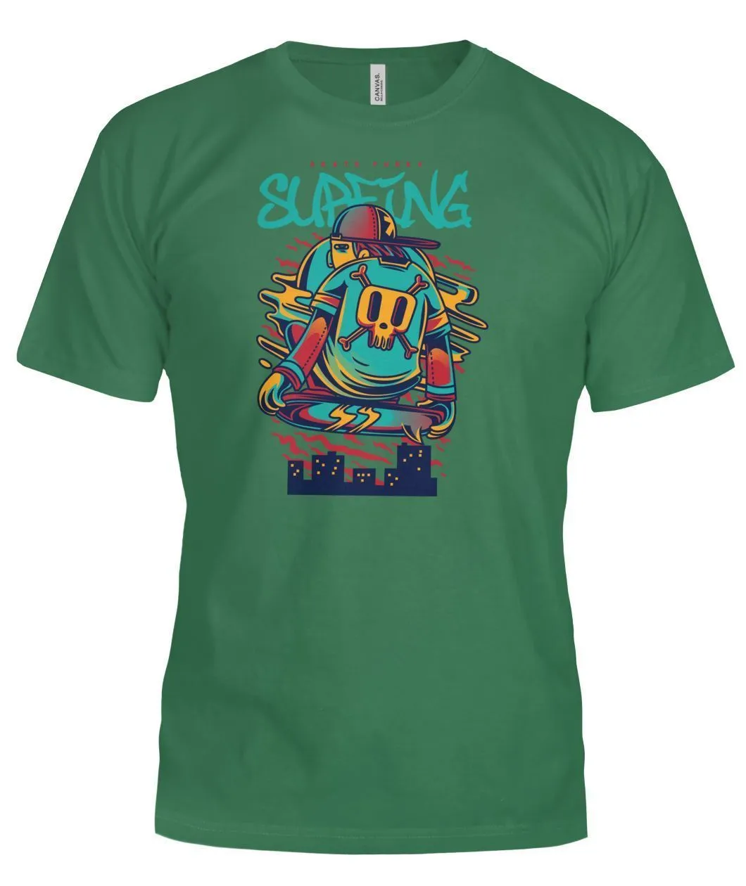 Surfing Bella Canvas Tee