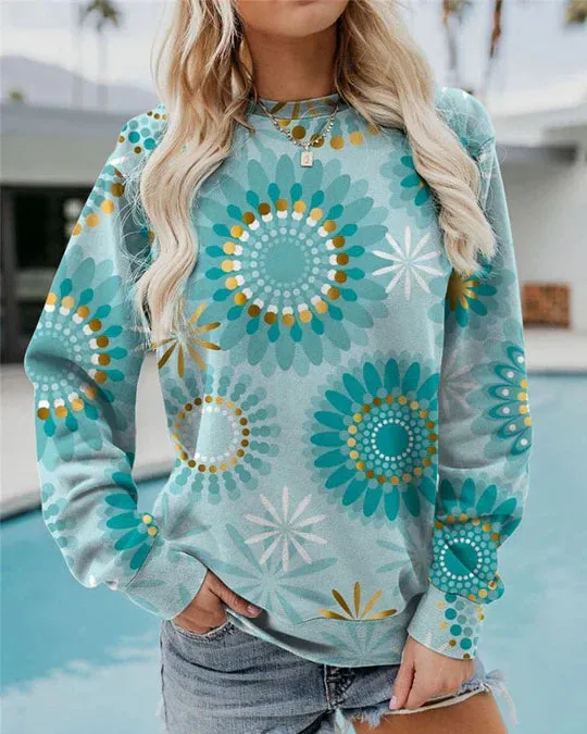 Tamara - casual loose sweater with round neck