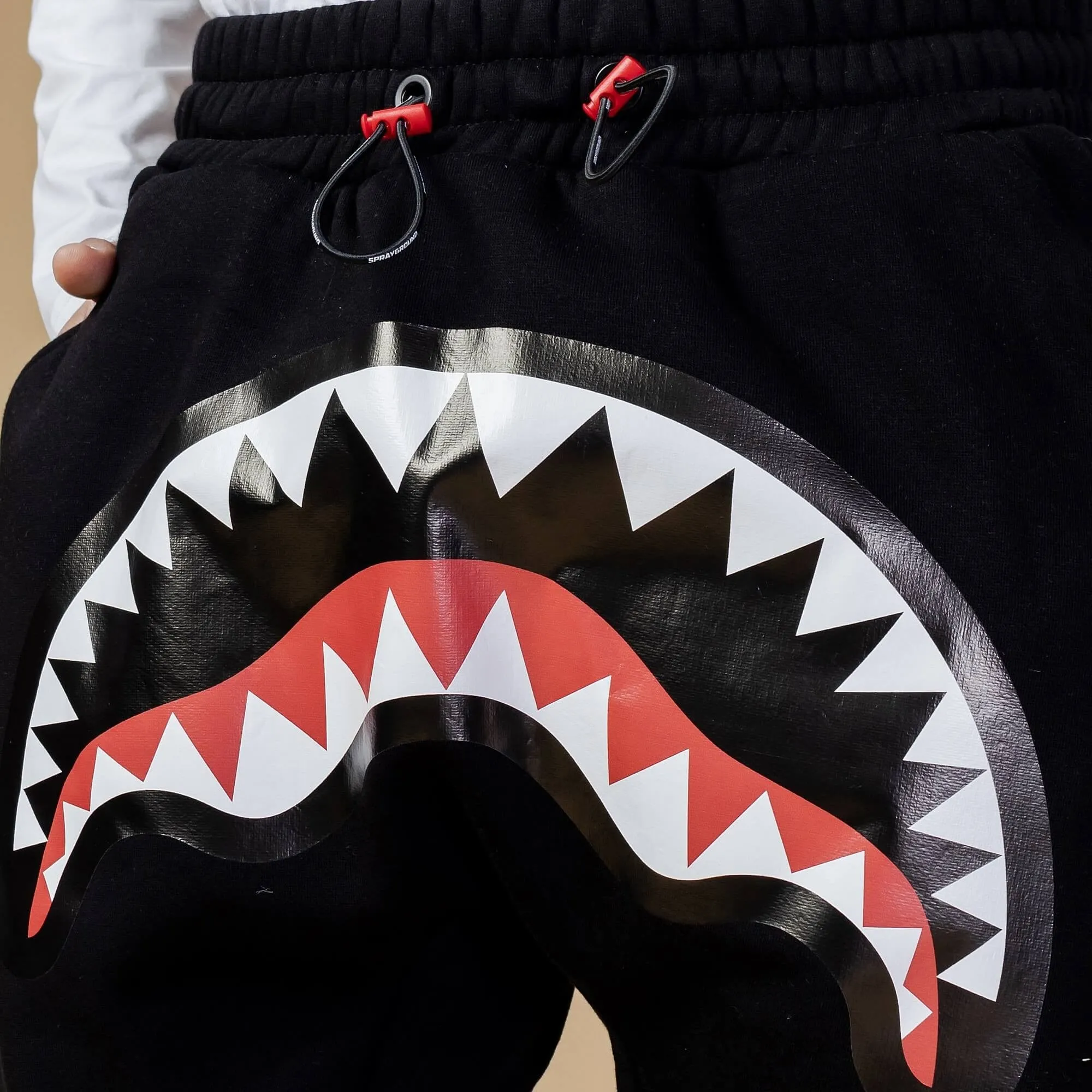Tepláky Sprayground Smooth Front Pants čierne