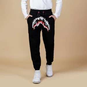 Tepláky Sprayground Smooth Front Pants čierne
