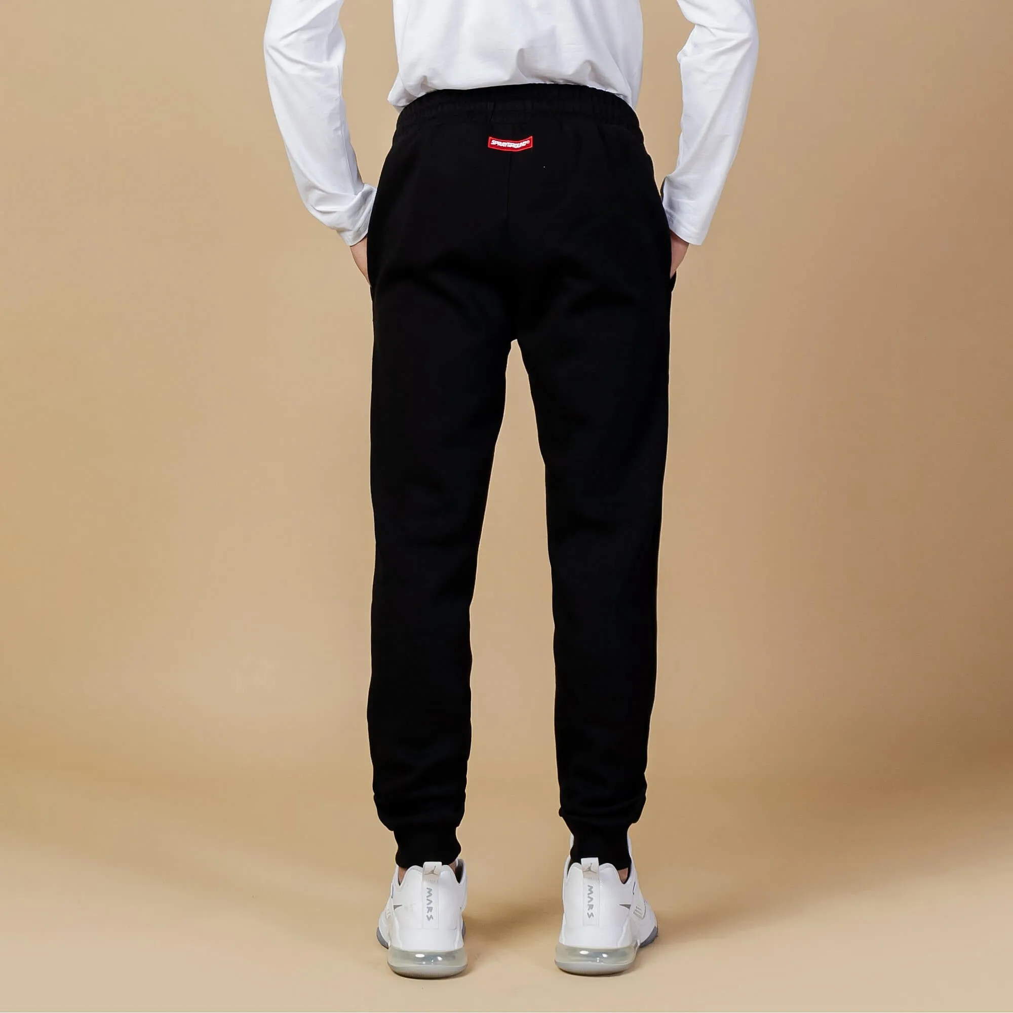 Tepláky Sprayground Smooth Front Pants čierne