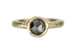 Textured Bezel Ring
