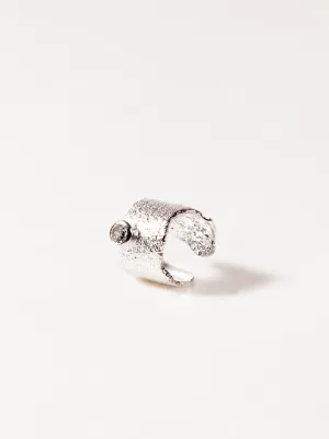 Textured CZ Ear Cuff