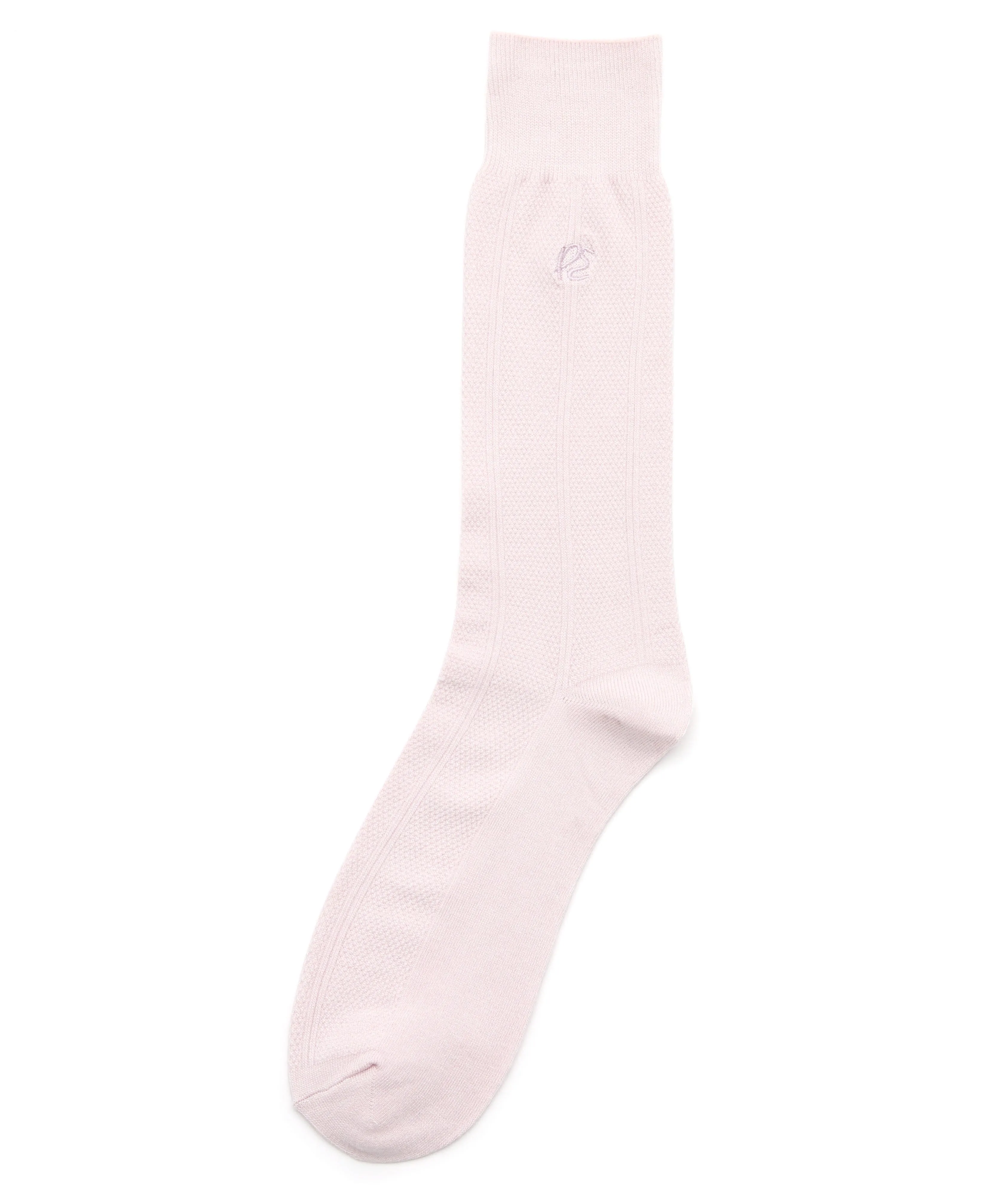 Textured Stitch Logo Socks