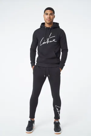 The Couture Club Essentials Signature Slim Hoodie Black