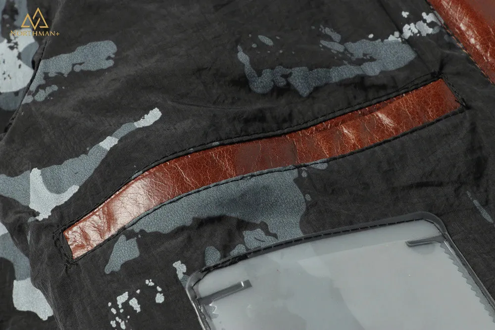 The Meteorite leather jacket in Brown