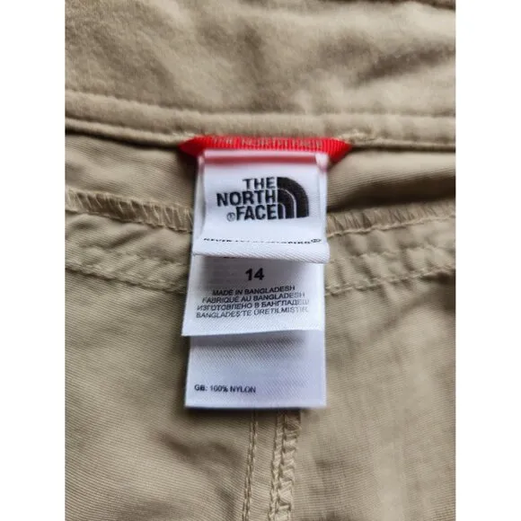 The North Face Women's Size 14 Paramount Moraine Khaki Cargo Shorts