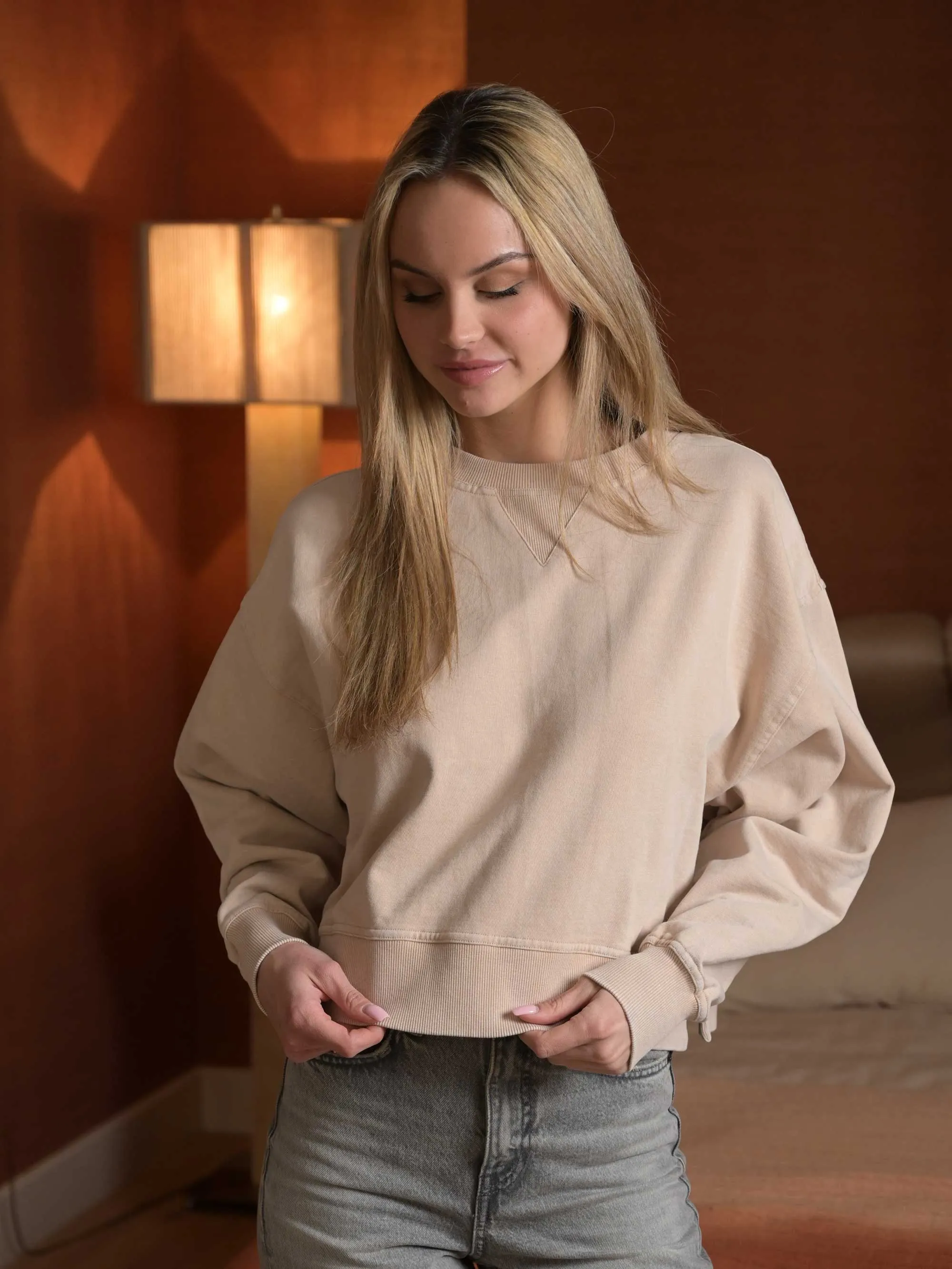 The Salt Air Sweatshirt - Beige