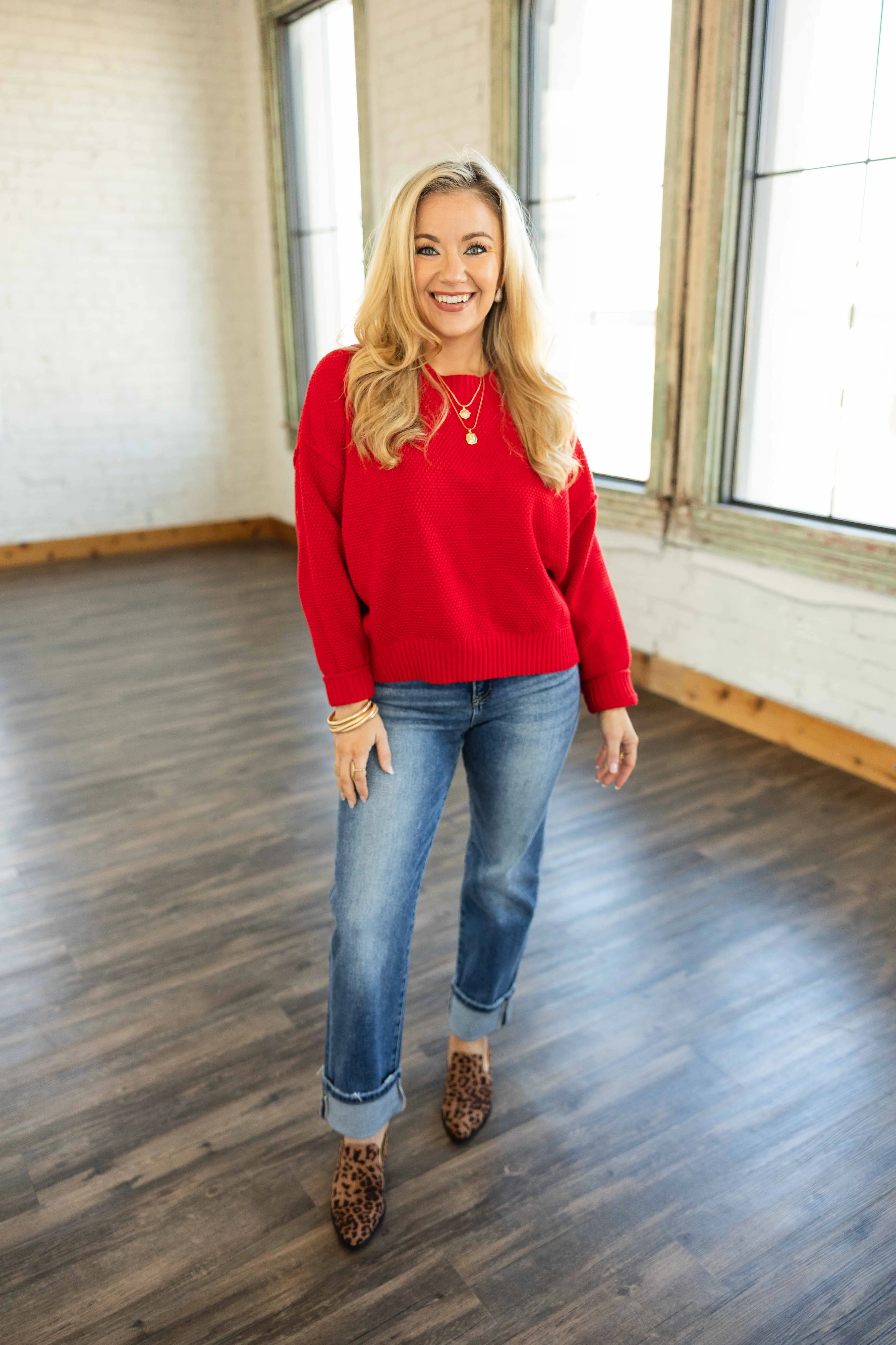 THERESA HIGH RISE CROP STRAIGHT JEAN