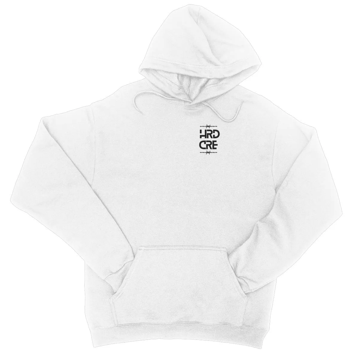 Thirteen | 10 HRDCRE STACKED Logo Black  College Hoodie
