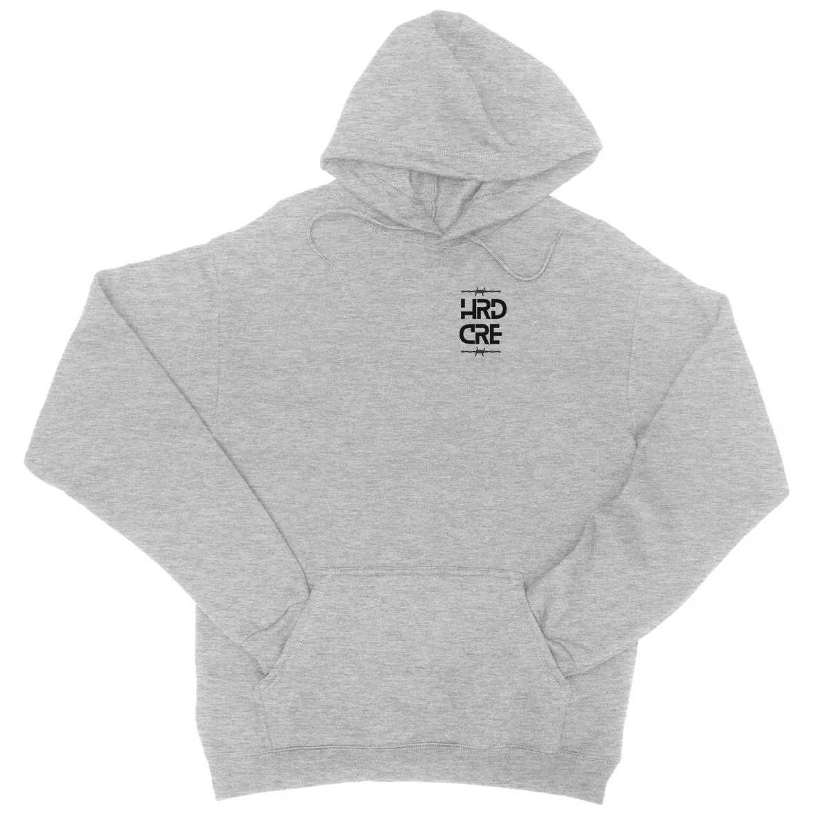 Thirteen | 10 HRDCRE STACKED Logo Black  College Hoodie
