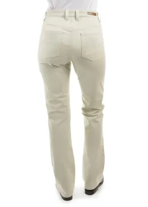 Thomas Cook Stretch Ladies Moleskin Jeans Stone