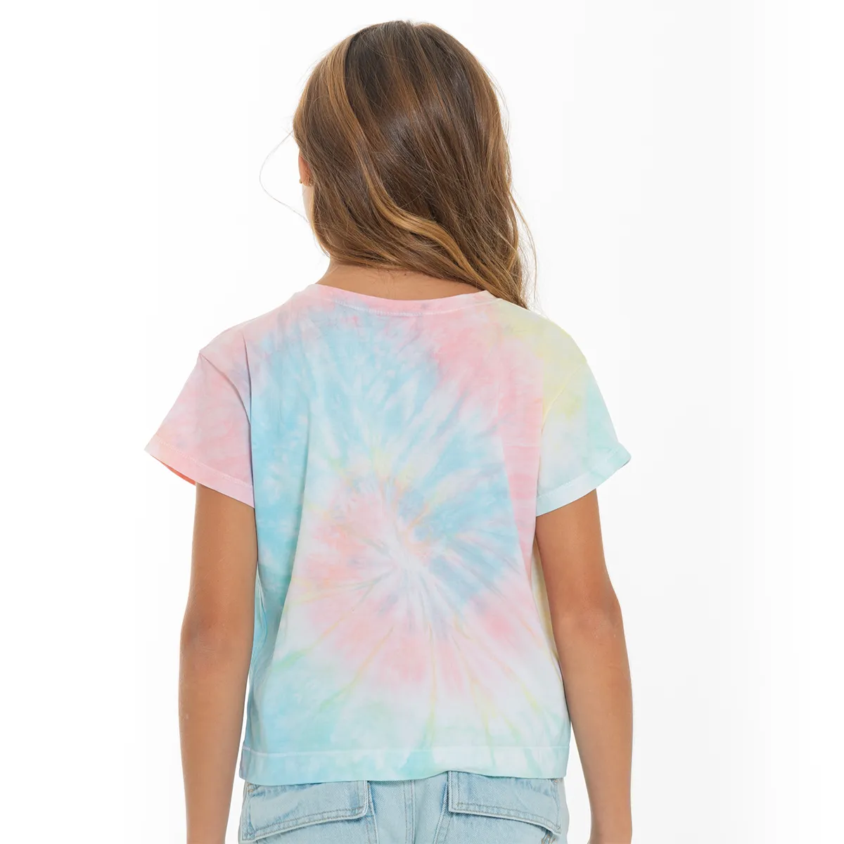 TIE DYE GRAPHIC T-SHIRT FOR GIRLS