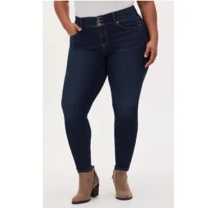 Torrid Dark Wash Stretch Jeggings Size 14 Style 10114977