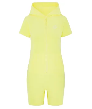 Towel Short Slim Jumpsuit Yellow