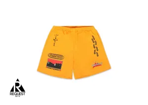Travis Scott Path Shorts "Gold"