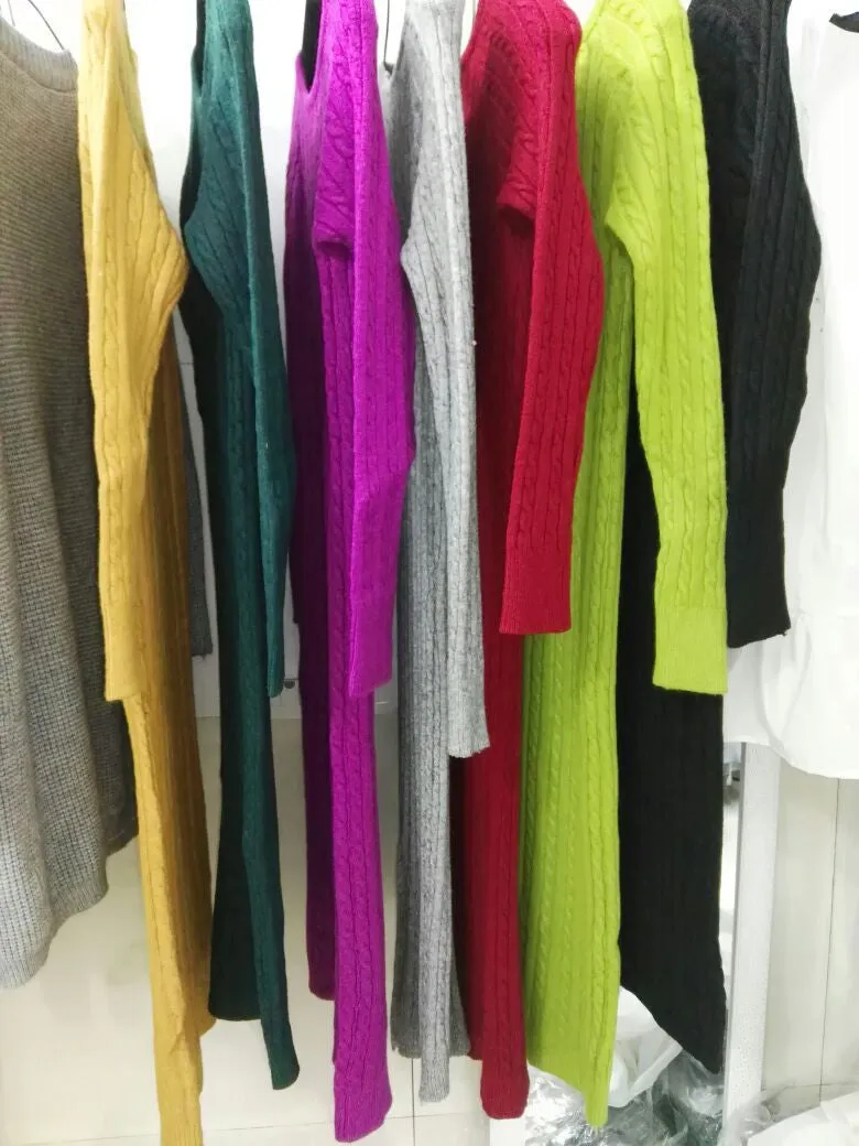 Twist Women long sweater dress spring sexy slim Bodycon Dresses Elastic Skinny Split Dress Brief Knitted Dress vestidos