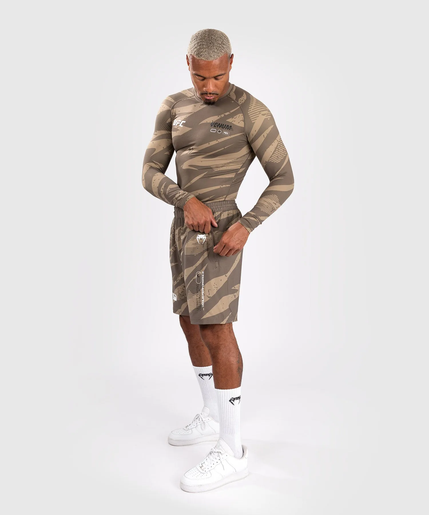 UFC Adrenaline By Venum Fight Week Performance Shorts Voor Mannen - Desert Camo