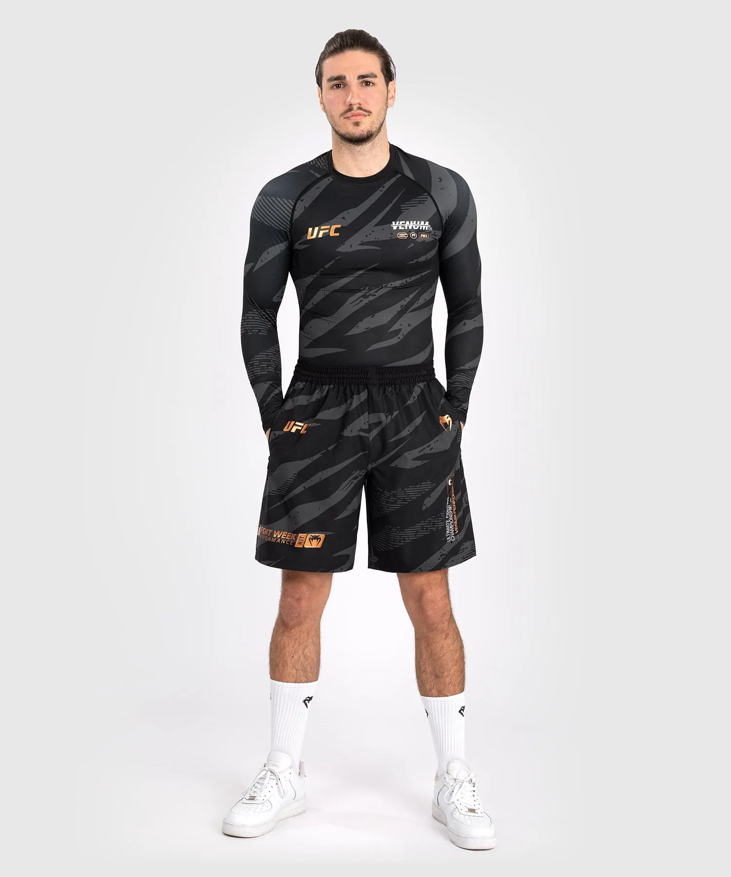 UFC Adrenaline By Venum Fight Week Performance Shorts Voor Mannen - Urban Camo