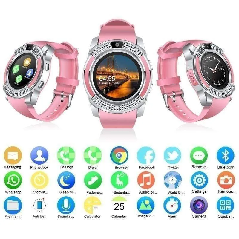 V8 Bluetooth Smartwatch
