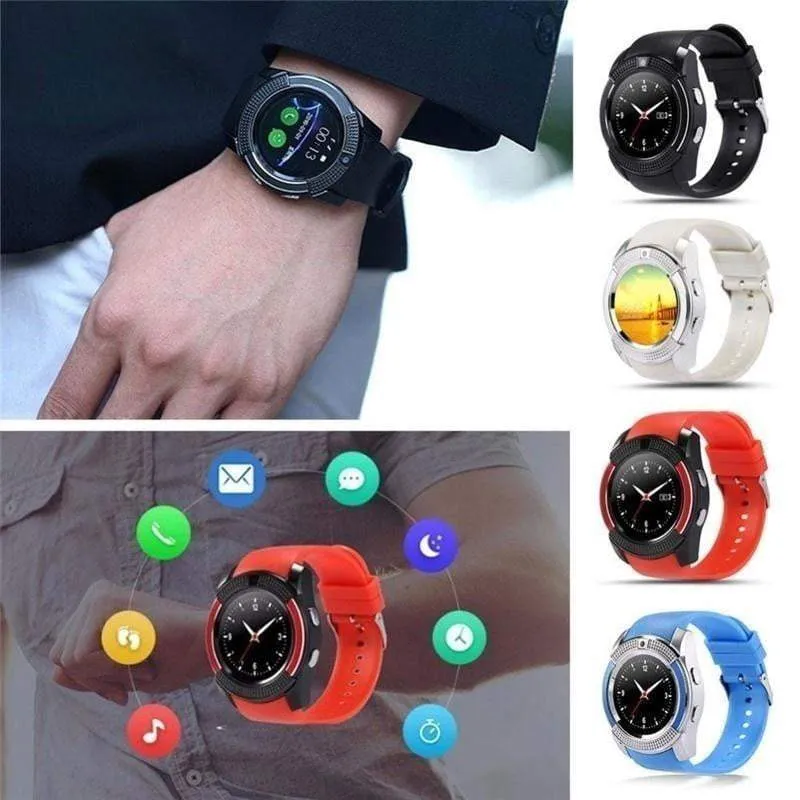 V8 Bluetooth Smartwatch