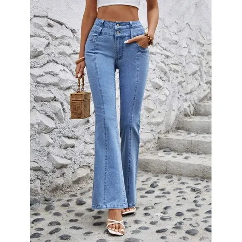 'Valentina' High Waist Flare Jeans