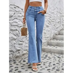 'Valentina' High Waist Flare Jeans