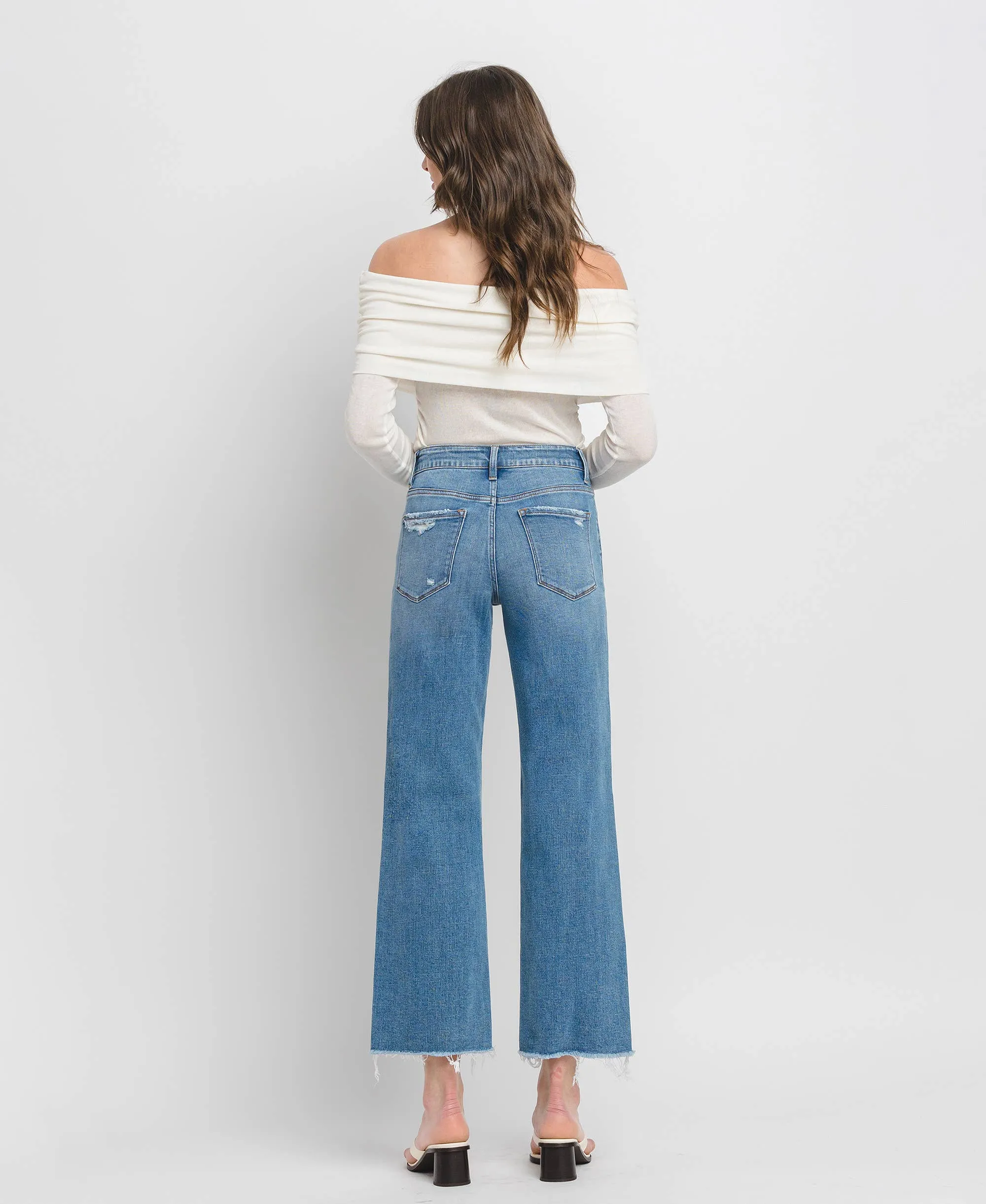 Vervet Cropped High Rise Dad Jeans - FINAL SALE