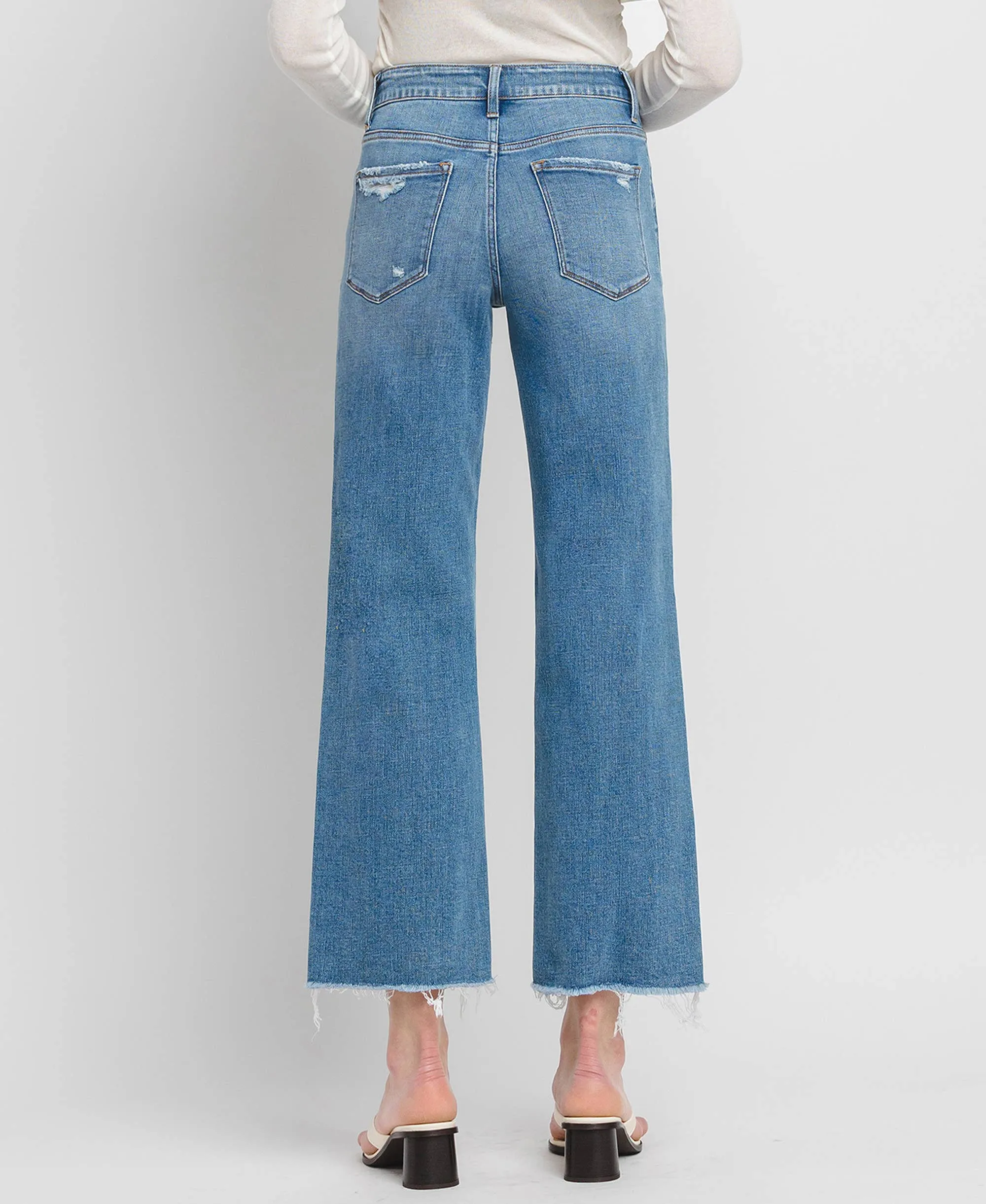 Vervet Cropped High Rise Dad Jeans - FINAL SALE
