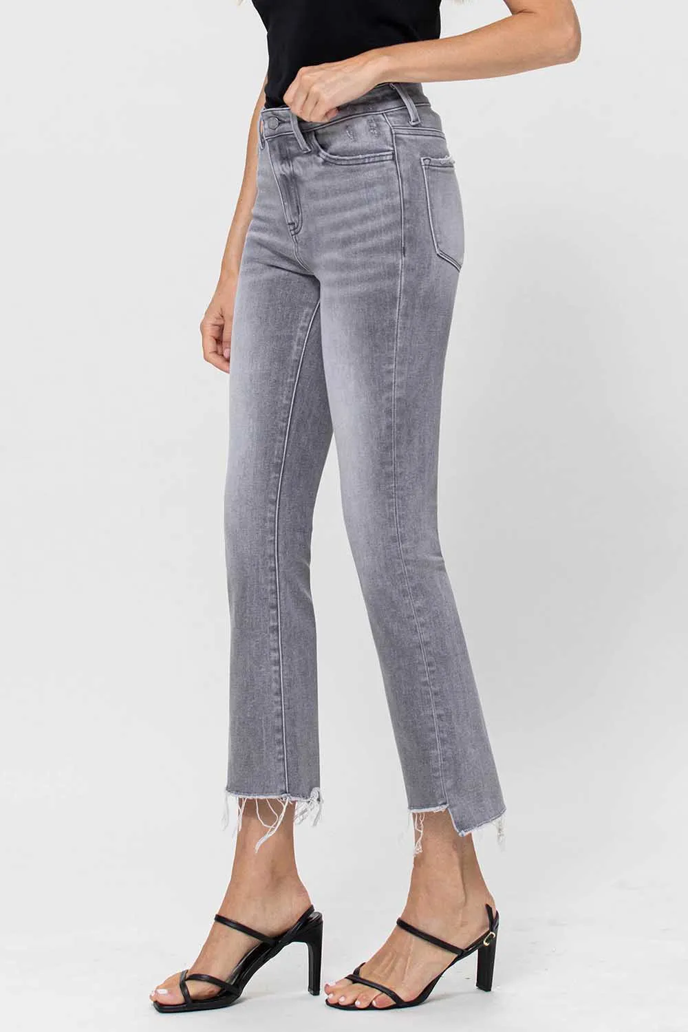 Vervet | High Rise Crop Flare Jeans FINAL SALE