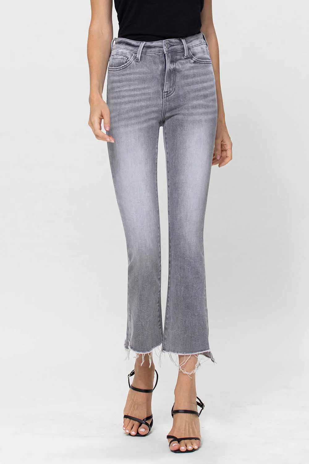 Vervet | High Rise Crop Flare Jeans FINAL SALE
