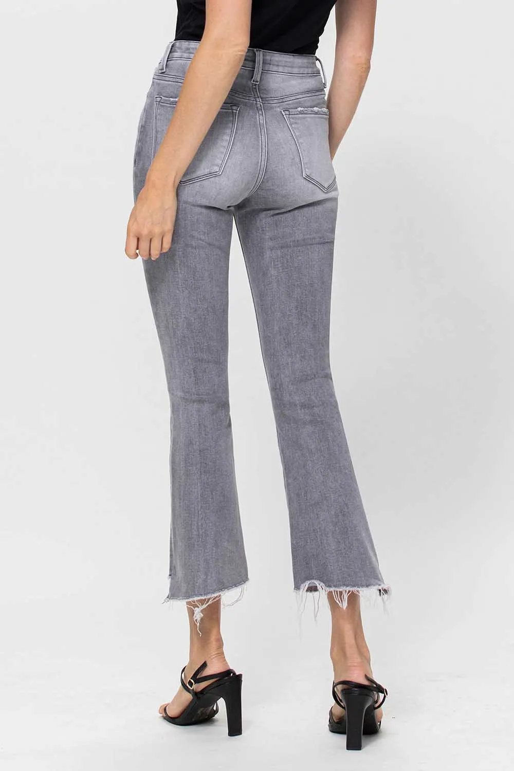 Vervet | High Rise Crop Flare Jeans FINAL SALE