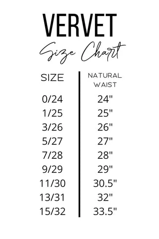 Vervet | High Rise Crop Flare Jeans FINAL SALE