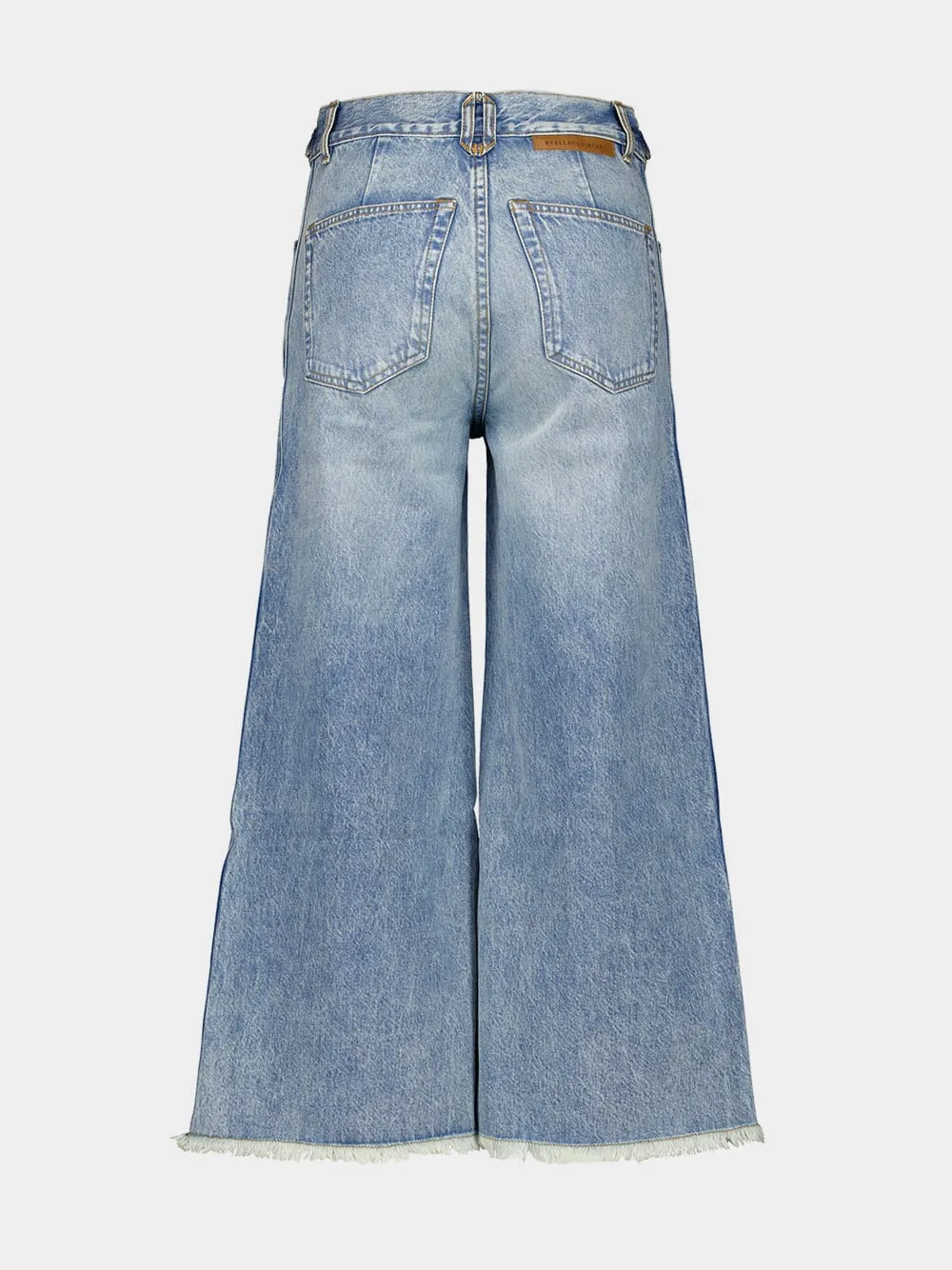 Vintage Blue Culottes Jeans