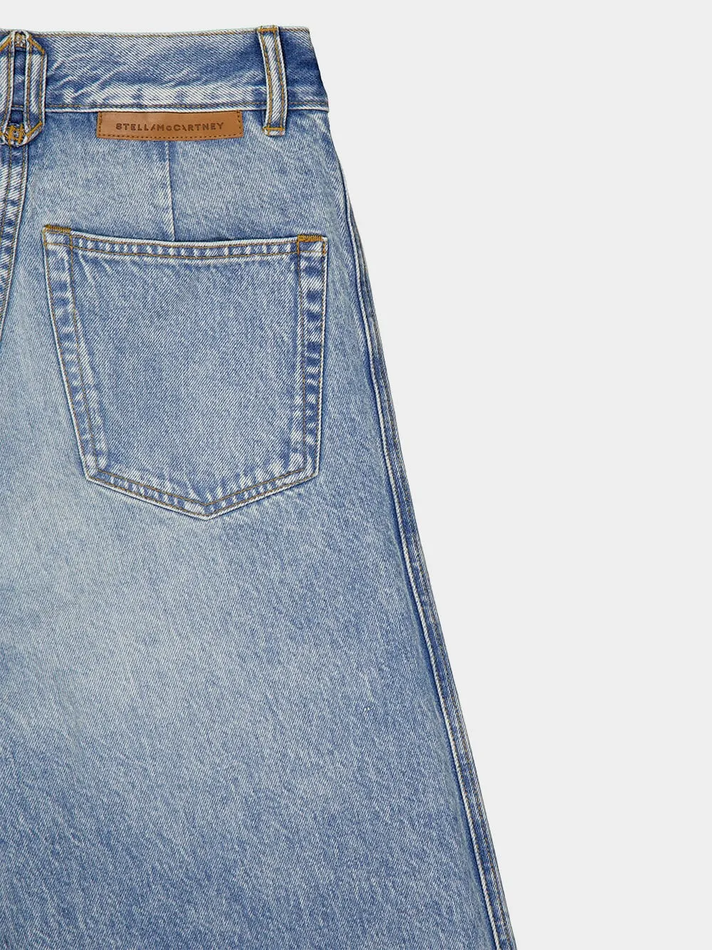 Vintage Blue Culottes Jeans